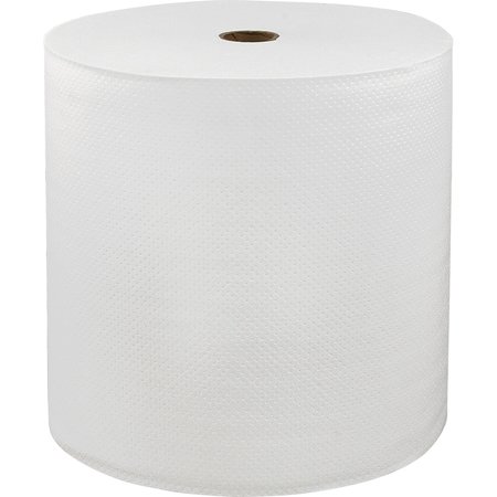 LOCOR Hardwound Paper Towels, Continuous Roll Sheets, White, 6 PK SOL46897